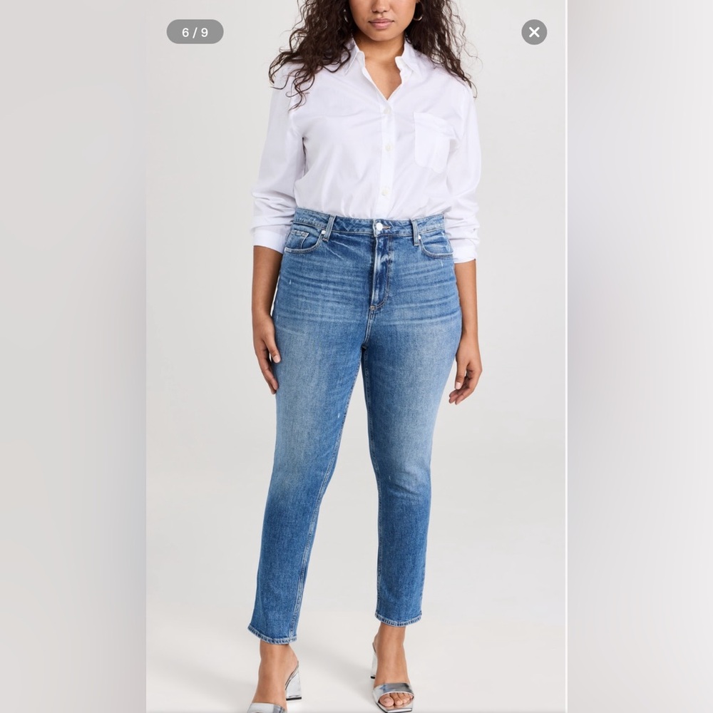 Paige denim high rise Sarah slim jeans